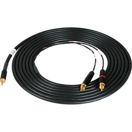 Sescom SES-IPOD-RCA15 3.5mm Mini Stereo to Dual RCA Cable M / M, 15 Feet