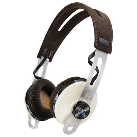 Sennheiser MOMENTUM 2 Wireless Bluetooth On-Ear Headphones with Mic, Ivory