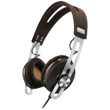 Sennheiser MOMENTUM 2 On-Ear Headphones with Mic for Apple iOS Devices, Brown