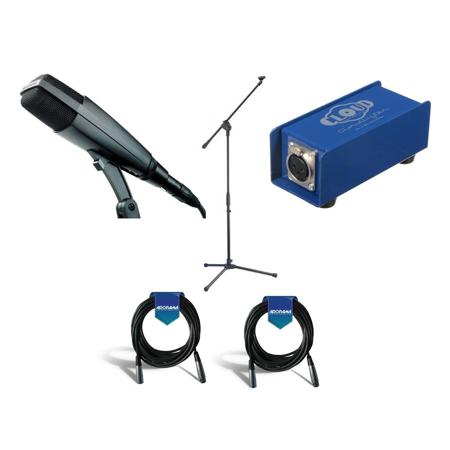 Sennheiser MD421-II Dynamic Pressure Gradient Microphone With Accessory Bundle