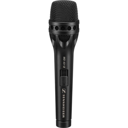 Sennheiser MD431II Wired Super-Cardioid H&held Dynamic Microphone f/Live Vocals