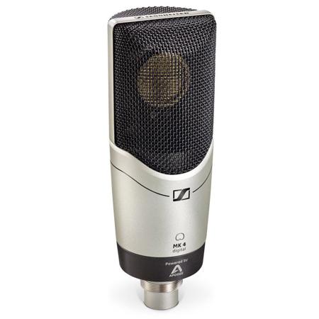 Sennheiser MK4 Large Diaphragm True Condenser Digital Microphone, w/Accessories