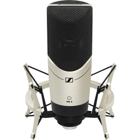 Sennheiser Studio Condenser Microphone with 24-carat-gold-plated Diaphragm, Metal Housing