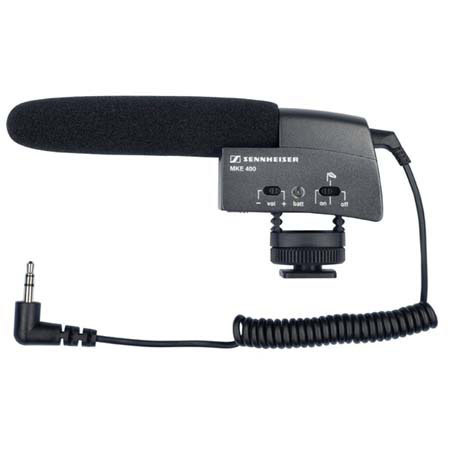 Sennheiser MKE 400 Compact Camera Mountable Shotgun Condenser Microphone (2008)