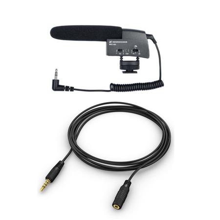 Sennheiser MKE 400 Compact Microphone (2008) W/13' Mic Cable MKE400 E