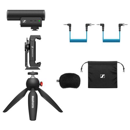 Sennheiser MKE 400 Super Cardioid On-Camera Microphone Mobile Kit