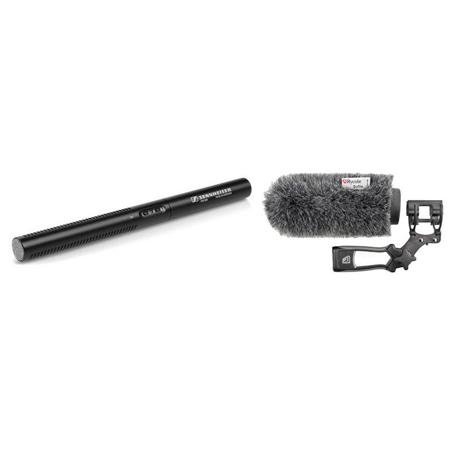Sennheiser MKE 600 Shotgun Microphone with Rycote 14cm Classic Softie
