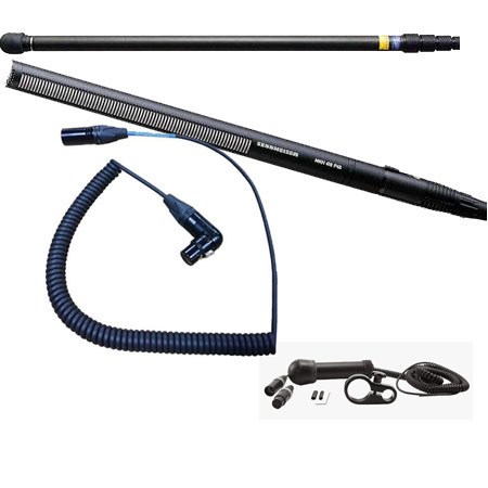 Sennheiser MKH-416 Short Shotgun Interference Tube Mic W/Location-Pro Boom Bundl