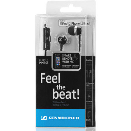 Sennheiser MM 30i Ear-Canal Noise-Isolation Stereo Headphones with Mic