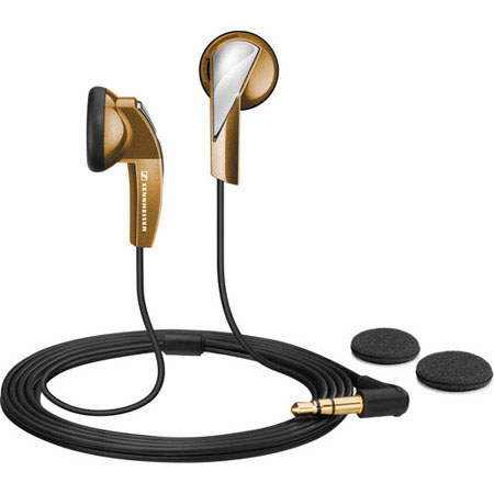 Sennheiser MX 365 Ultralight Earphones with Earpads, Bronze