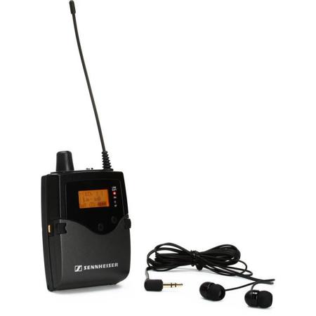 Sennheiser EK 2000 IEM Diversity Bodypack Receiver with IE 4 Earbuds, AW+: 470-558 MHz Frequency