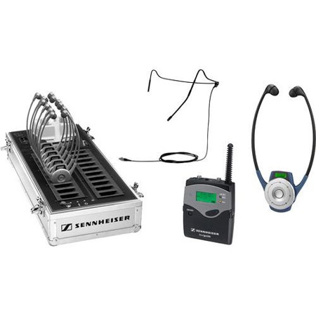 Sennheiser 2020-20 Bodypack Tourguide System, Includes Transmitter, 20x Receiver