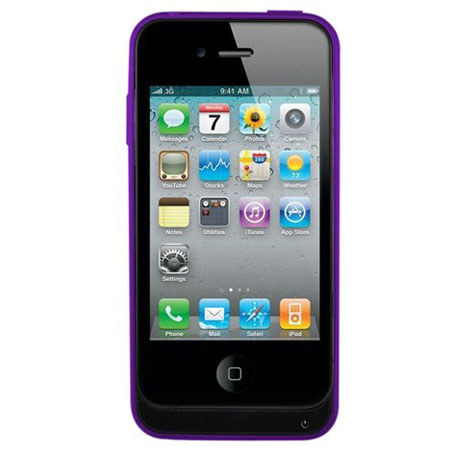Seidio Surface Plus Hard Battery Case for iPhone 4 and 4S, Amethyst