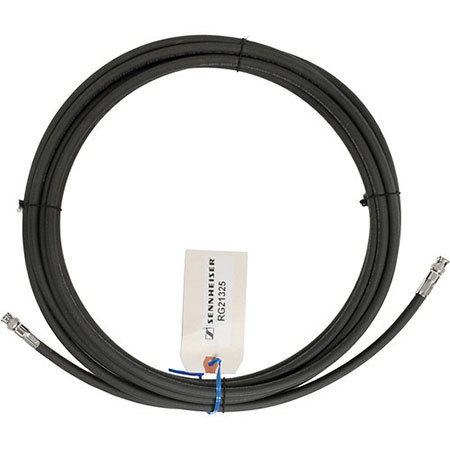 Sennheiser RG213 25' Low-Loss RF Antenna Cable, BNC Connectors, MIL-spec