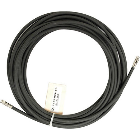 Sennheiser RG213 50' Low-Loss RF Antenna Cable, BNC Connectors, MIL-spec