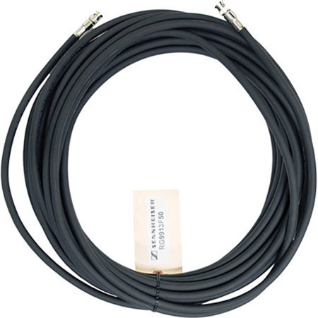 Sennheiser RG9913 50' Low-Loss Flexible RF Antenna Cable, BNC Connectors