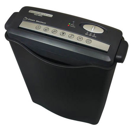 Shredder Essentials SES-S640AJ 6 Sheet Strip Cut Shredder