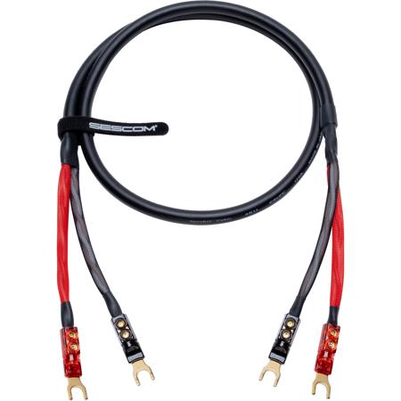 Sescom Canare 4S11 10' 5/16" Spade to 5/16" Spade Audiophile Speaker Cable
