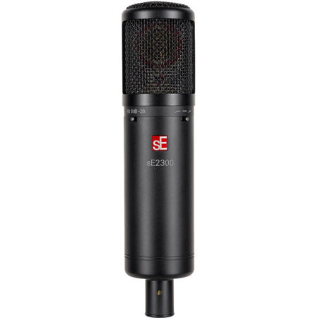 SE Electronics sE2300 Studio Condenser Microphone with Switchable Polar Patterns and Isolation Pack
