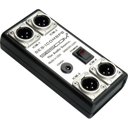 Sescom SES-ICOMBPB Intercom Belt Pack Bridge 4-Channel Expander Unit