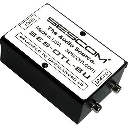 Sescom SES-OTL-BU 2-Channel XLR to RCA Impedance Matching Box