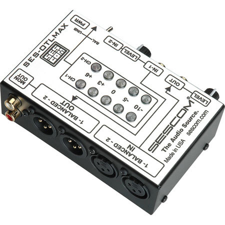 Sescom SES-OTLMAX RCA to XLR Pro Match Audio Level Converter
