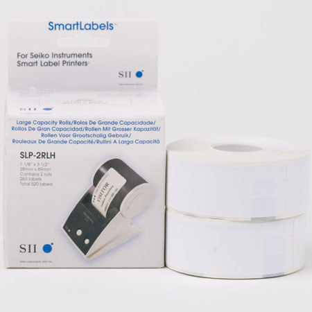 Seiko Instruments Seiko SLP-2RLH 1-1/8 x 3-1/2 inch Address Labels, White