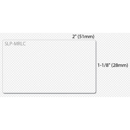 Seiko SLP-MRLC 1-1/8 x 2 inch Multipurpose Labels, Clear