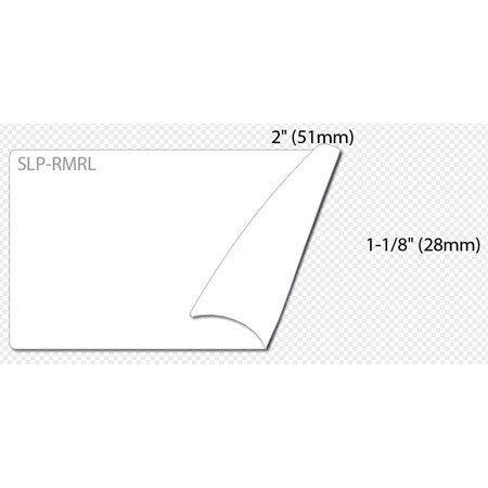 Seiko SLP-RMRL 1-1/8 x 2in Removable Multipurpose Labels, White