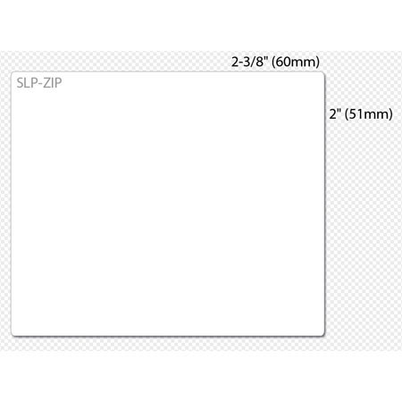 Seiko SLP-ZIP 2 x 2.37in Multipurpose Media ZIP Label