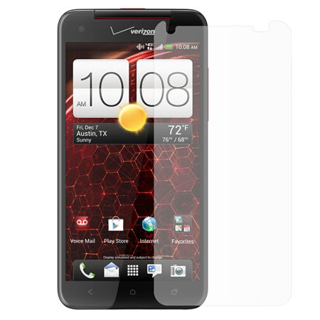 Seidio Ultimate Screen Guard for HTC Droid DNA, Crystal Clear, 2 Pack