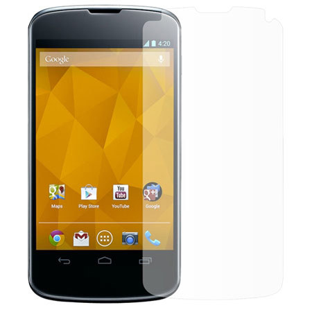 Seidio Ultimate Screen Guard for LG Nexus 4, Crystal Clear