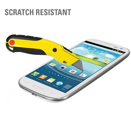 Seidio VITREO Tempered Glass Screen Protection for Samsung Galaxy S III, White