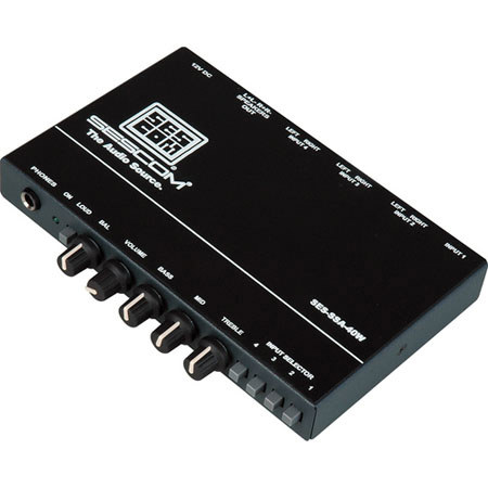 Sescom SES-SSA-40W Integrated-A 4-Input Selectable StereoA 40W Amplifier