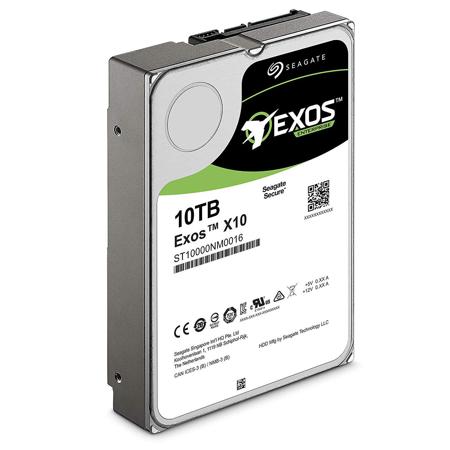 Seagate Exos X10 10TB Enterprise Capacity 3.5" Hard Drive, 7200 rpm SATA 6 Gb/s
