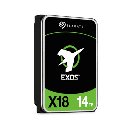 Seagate Exos X18 3.5" Internal Hard Drive 14TB SAS III 12 Gb/s Single