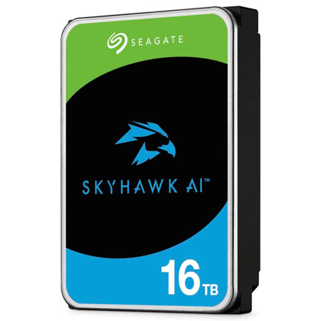 Seagate SkyHawk AI SATA III 3.5" Internal Hard Drive 16TB 512MB Cache Single