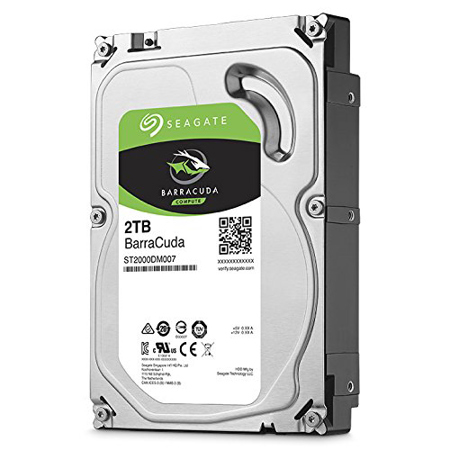Seagate BarraCuda 2TB 3.5" Internal Desktop Hard Drive