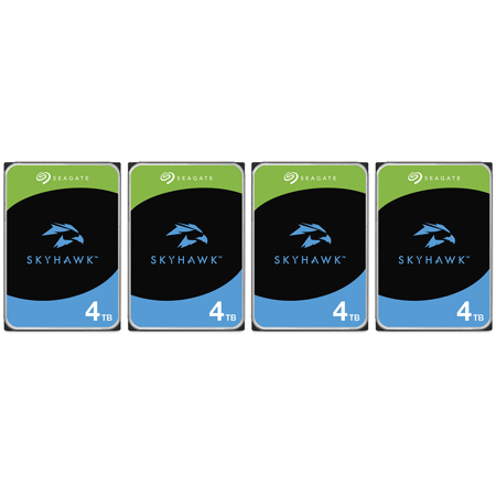 Seagate SkyHawk 4TB SATA III 3.5" Internal Desktop Hard Drive Kit, 4-Pack