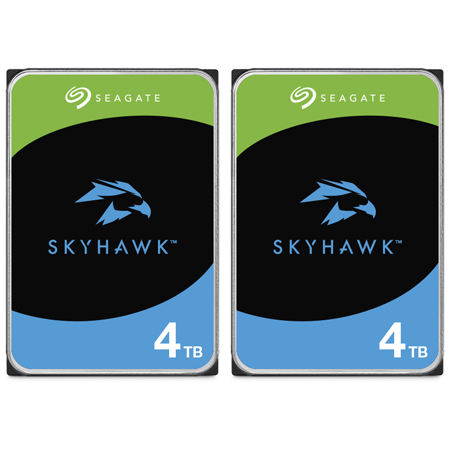 Seagate SkyHawk 4TB SATA III 3.5" Internal Desktop Hard Drive 2-Pack