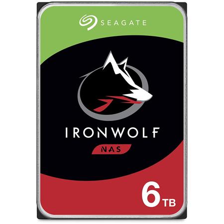 Seagate IronWolf 6TB SATA III 3.5" Internal NAS Hard Drive, 5400 RPM