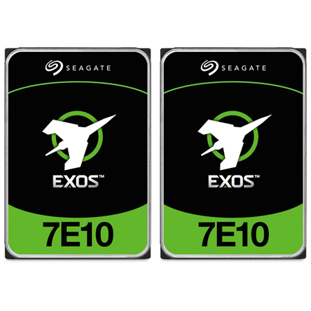 Seagate Exos 7E10 Enterprise 3.5" Internal Hard Drive 6TB SATA III 6 Gb/s 2-Pack
