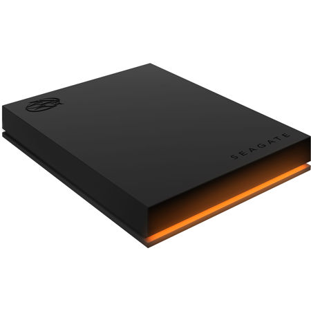 Seagate FireCuda Gaming 5TB USB 3.2 Gen 1 External Hard Drive with RGB Lighting, Black
