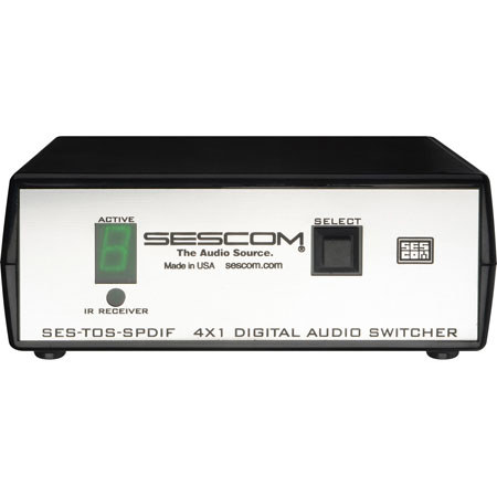 Sescom SES-TOS-SPDIF 4x1 Digital Audio Switcher