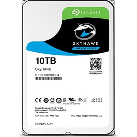 Seagate SkyHawk 10TB 3.5" Hard Drive, SATA 6GB/s, 7200RPM
