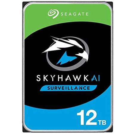 Seagate SkyHawk AI SATA III 3.5" Internal Hard Drive 12TB 256MB Cache Single