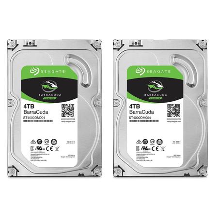 Seagate 2 PACK BarraCuda 4TB SATA III 6 Gb/s 3.5