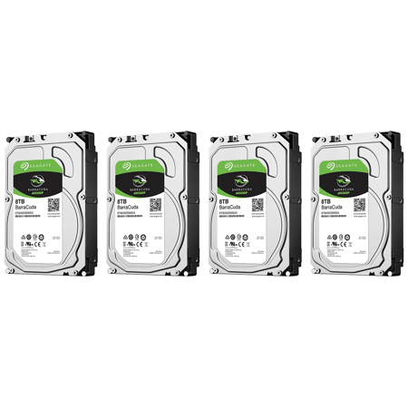 Seagate 2 PACK BarraCuda 8TB SATA III 6 Gb/s 3.5" Internal Hard Drive Kit
