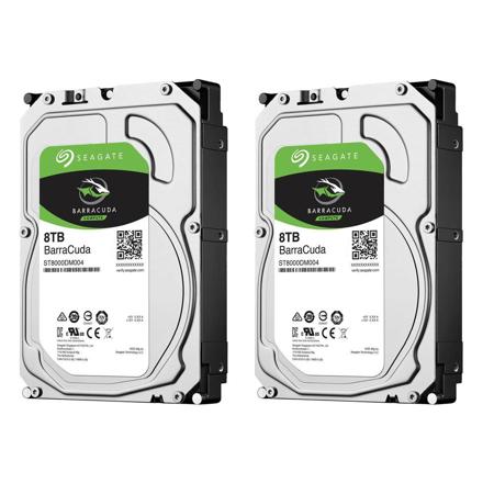 Seagate 2 PACK BarraCuda 8TB SATA III 6 Gb/s 3.5