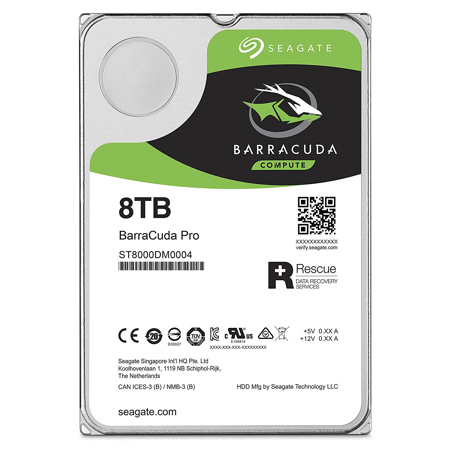 Seagate BarraCuda Pro 8TB 3.5" Internal Desktop Hard Drive